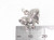 Cat playing with a mouse sterling silver charm .925 Cats charms size example