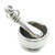 Pestle and Mortar sterling silver charm .925 x 1 Medical and Cooking