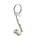 Saxophone small sterling silver charm .925 Music Charms additional view