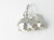 Rabbit sterling silver charm .925 x 1 Bunny Rabbits charms image 7