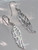 Angel Wings sterling silver drop earrings .925 pair Angels wing additional view