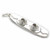 Wakeboard sterling silver charm .925 x 1 Watersports Wakeboarding charms