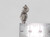 Elf with Christmas Gifts sterling silver charm .925 Elves Xmas side view