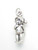Baby with Christmas Hat sterling silver charm .925 x 1 Babies Xmas additional view