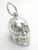 Skull sterling silver charm .925 x 1 Skulls Horror charms additional view