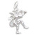 Devils Imp sterling silver charm .925 x 1 Naughty Devil charms