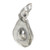 Avocado half sterling silver charm .925 x 1 Fruit and Veg charms