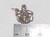 Sumo Wrestler sterling silver charm .925 x 1 Japanese Wrestling carms detail