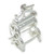 Mangle sterling silver charm .925 x 1 Old Style Drier charms