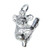 Koala sterling silver charm .925 x 1 Australia charms Koalas charms