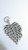 Leaf sterling silver charm .925 x 1 Trees & leaves charms A1 additional view