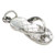 Sandal Flip Flop sterlng silver charm .925 x 1 Sandle charms