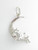 Cow jumped over the moon sterling silver charm .925 x 1 Nursery Rhyme