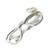 Glasses sterling silver charm .925 reading and Spectacles charms A1