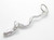 Serpent - Snake sterling silver charm .925 Serpents Snakes charms additional view