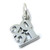 2021 year sterling silver charm .925 x 1 Years Graduation Birthday charms additional view