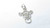 Tigger sterling silver charm .925 Tigers and Tiggers charms additional view