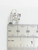 Mortarboard and Scroll sterling silver charm .925 Graduation charms size example