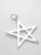 Pentagram sterling silver charm pendant .925 x 1 pentagrams charms additional view