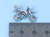 Dirt Bike Motorbike sterling silver charm .925 Bikes charms side view