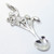 Daffodil 2D sterling silver charm .925 Flowers and Daffodils charms A1 additional view