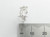 Rudolph the red nosed reindeer sterling silver charm .925 Christmas size example