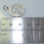 40th Birthday sterling silver charm pendant .925 Number 40 Forty Anniversary detail