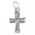 Cross sterling silver charm pendant .925 Holy Crosses charms B3