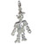 Popeye sterling silver charm .925 pendant Hes the sailor man