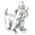 Kitten sterling silver charm .925 x 1 Kittens Cats charms