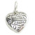 Forever Yours sterling silver small heart charm .925 x 1 Love charms