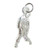 Zombie sterling silver charm .925 Halloween Undead Zombies charms A1