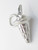 Ice Cream sterling silver charm .925 x 1 Ices charms size example