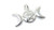 Moon and Pentagram sterling silver charm pendant .925 Halloween charms additional view