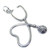 Stethoscope sterling silver charm .925 Medical Vet Doctor Nurse charms A1