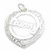 Nanny in Heart sterling silver pendant or large charm .925 x 1