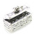 Treasure Chest sterling silver charm .925 Pirates chests charms