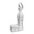 Big Ben sterling silver charm .925 x 1 London Elizabeth Tower silver charms R