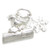Robin on Log with snowflake sterlng silver charm .925 Christmas Charms