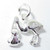 Stork with Baby sterling silver charm .925 New Born Babies charms V additional view