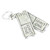 Tickets sterling silver charm .925 Cinema Film Theatre Ticket charms