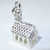 Church sterling silver charm .925 x 1 Holy Churches charms P image 8