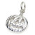 Pumpkin Halloween Lantern sterling silver charm .925 x 1 Spooky charms