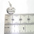 Pumpkin Halloween Lantern sterling silver charm .925 Spooky charms side view