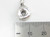 Doughnut Donut sterling silver charm .925 x 1 sweet doughnuts charms detail