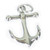 Anchor sterling silver charm pendant .925 x 1 Anchors Yachting charms
