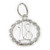 18th Birthday sterling silver charm .925 x 1 Happy Birthdays Charms A1