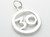 30th Birthday sterling silver charm .925 x 1 Age Thirty charms additional view
