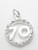70th Birthday sterling silver charm .925 Birthdays for Seventy additional view
