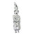 Welsh Lady sterling silver charm .925 Wales Female charms R additional view